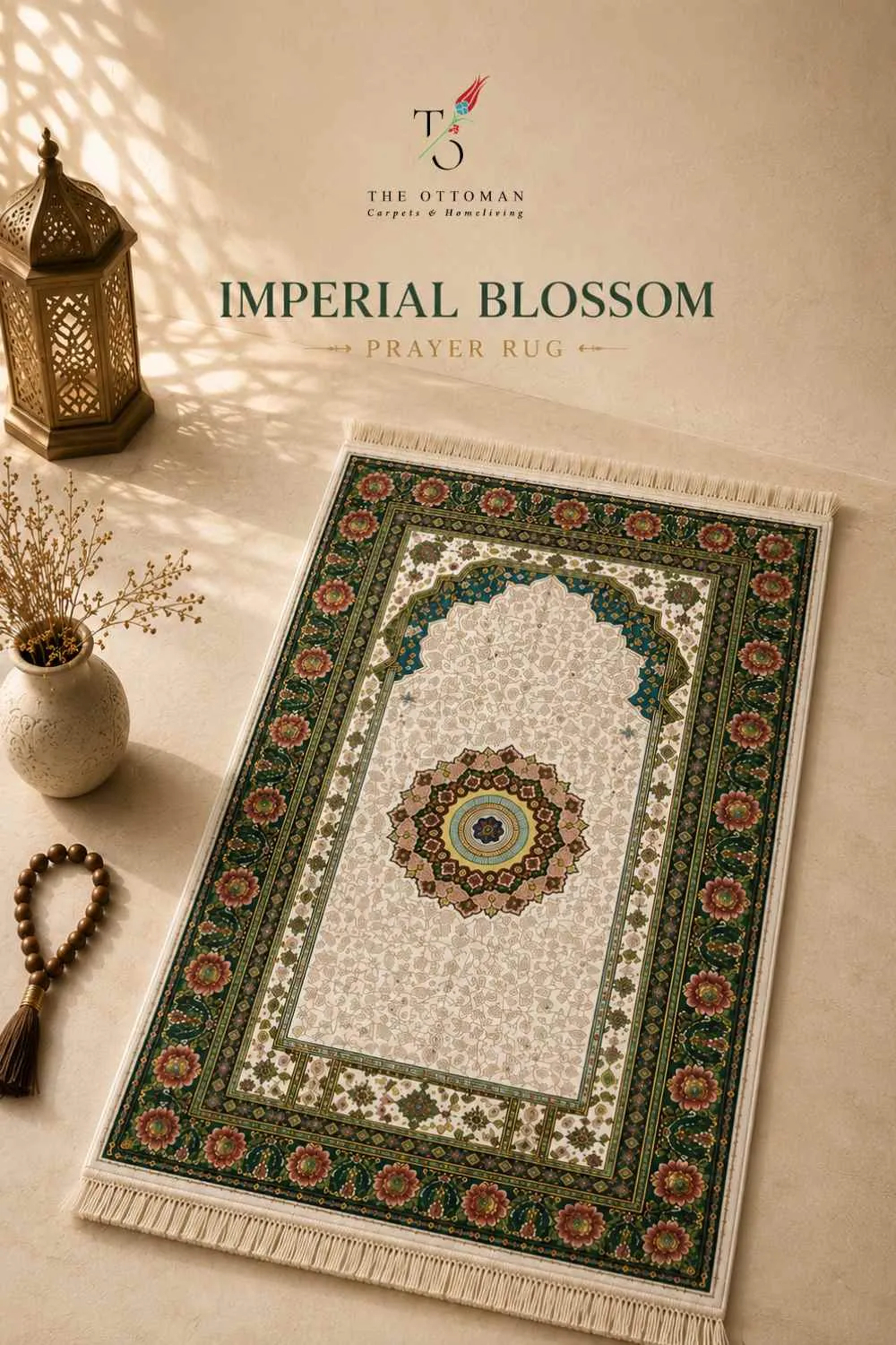 Imperial Blossom Prayer Rug