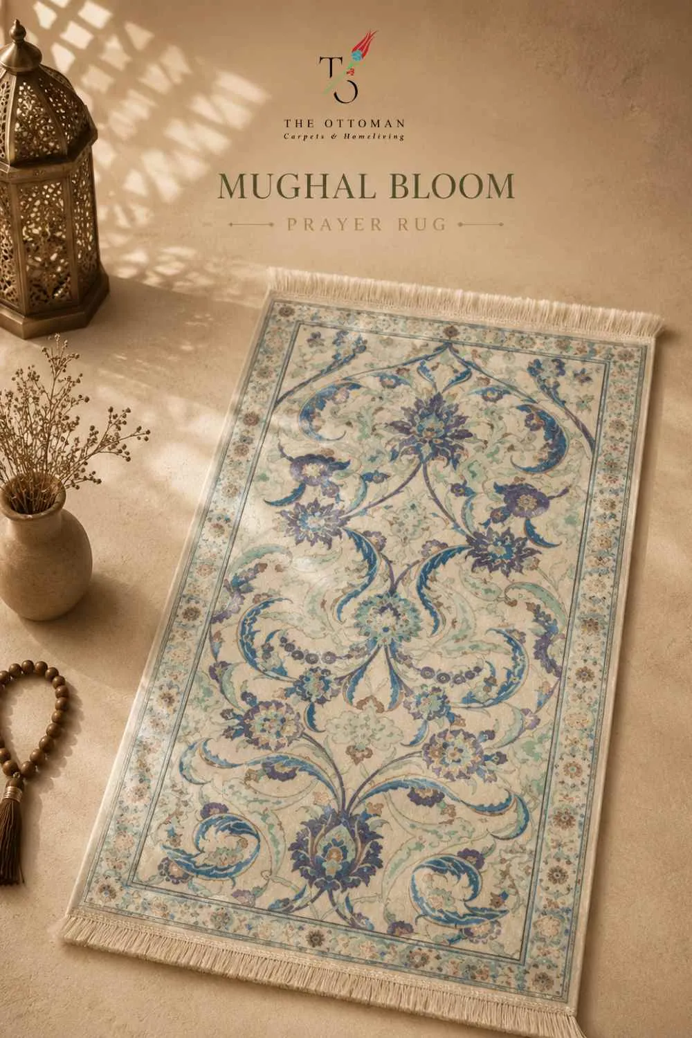 Mughal Bloom Prayer Rug