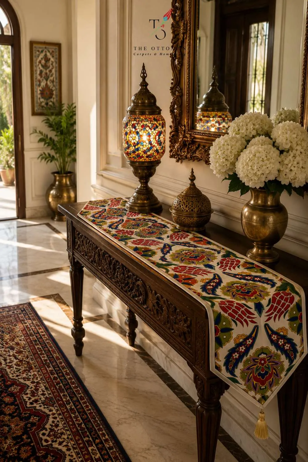 Ottoman Grand Entrywa Table Runner