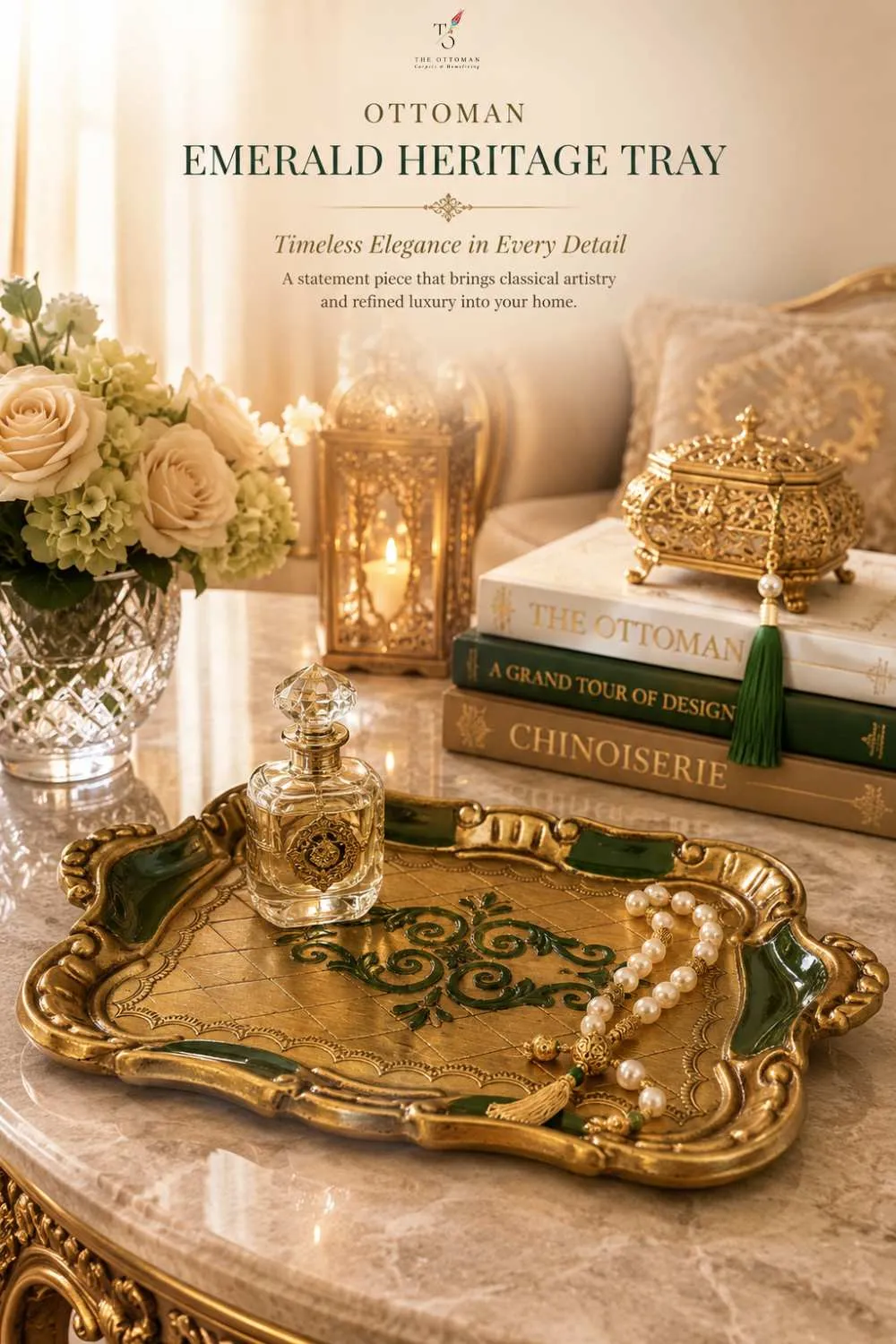 Ottoman Emerald Heritage Tray